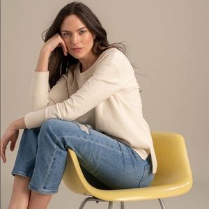 United by Blue Ecoknit Tee / Tusk / XS VGUC